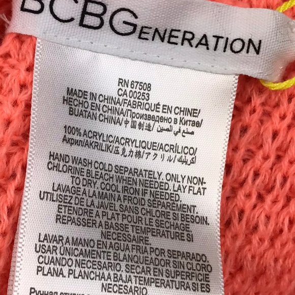 BCBGeneration Infinity Scarf Cowl Peach Rose - Picture 9 of 10